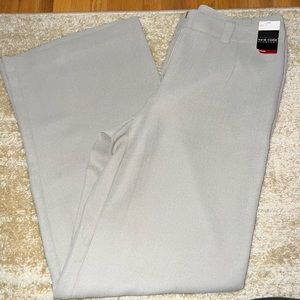 Wide leg city crepe dress pants